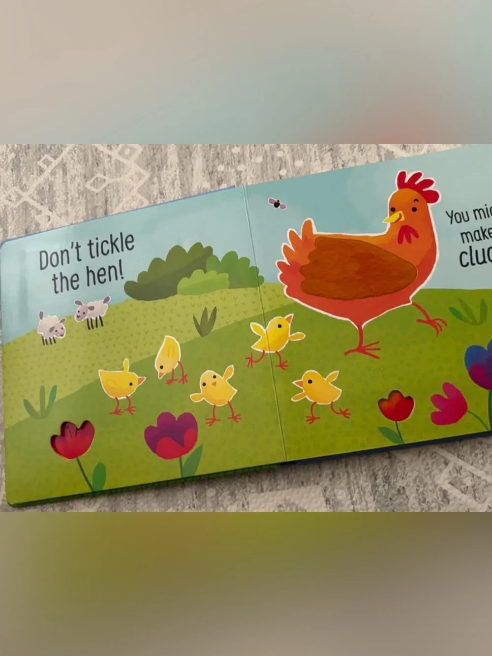 Pair of “Don’t Tickle The” toddler books